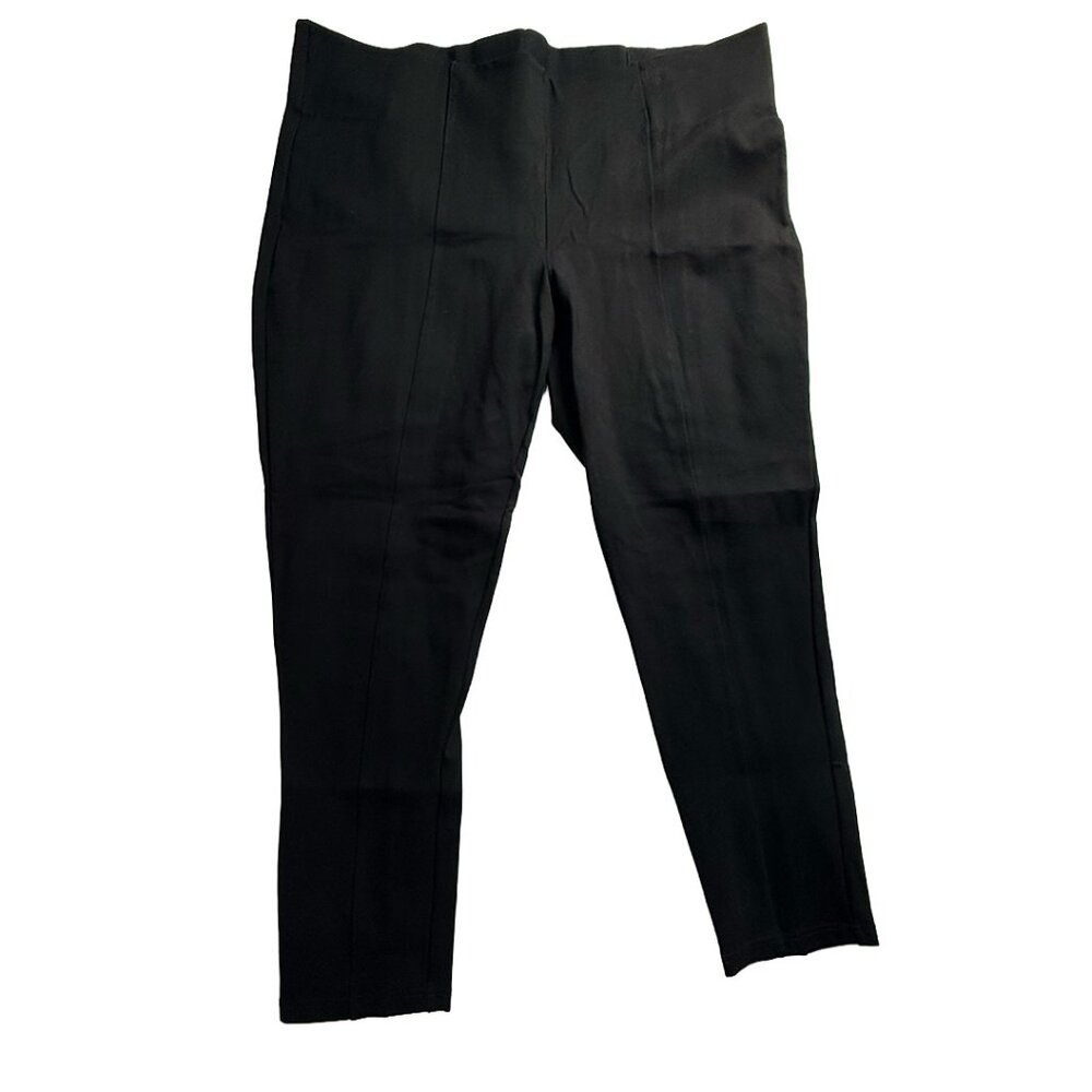 Nygard Slims Womens 3X Ankle Pants Black Stretch Career Plus Size